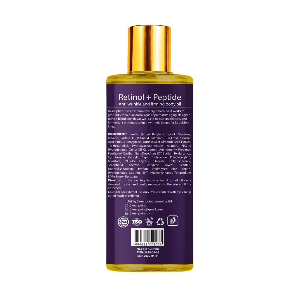 Retinol Peptide Oil – Age Defy and Firming Treatment